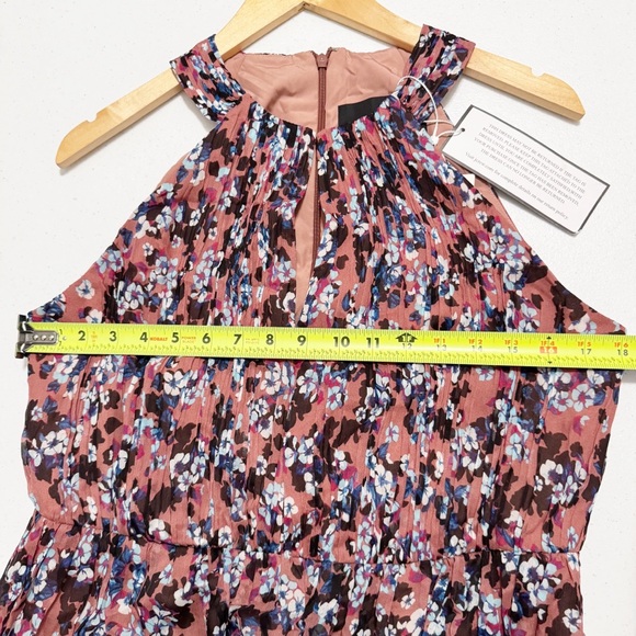 J. Crew Collection Silk Floral Halter Maxi Dress NWT 12 - Picture 7 of 14